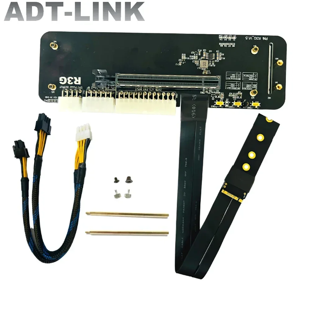 Laptop PC R43SG 4.0 M.2 Key M for NVMe External Graphics Card Stand Bracket PCIe 4.0 x4 Riser Cable eGPU ITX STX NUC Notebook PC
Laptop PC R43SG 4.0 M.2 Key M for NVMe External Graphics Card Stand Bracket PCIe 4.0 x4 Riser Cable eGPU ITX STX NUC Notebook PC