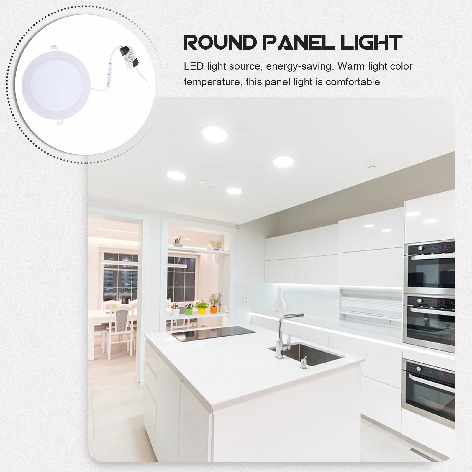 Ultra Thin 6inch 15W LED Panel Downlight Warm Light Round Kitchen Bathroom Recessed Ceiling Lights Dimmable Remote Safe Energy
Ultra Thin 6inch 15W LED Panel Downlight Warm Light Round Kitchen Bathroom Recessed Ceiling Lights Dimmable Remote Safe Energy