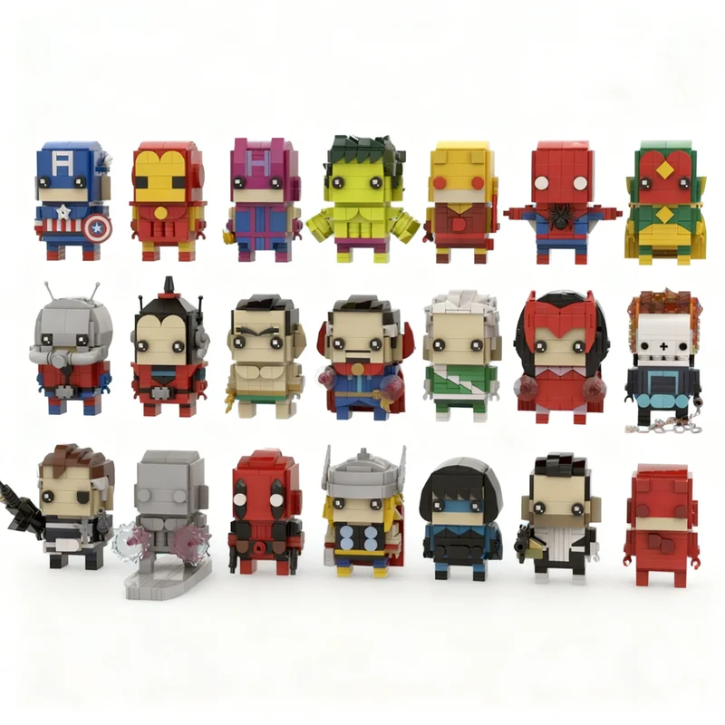 2825pcs MOC Classic Marvelled Comics Brickheadz Bundle Model Building Blocks Construction Toy Christmas Gifts DIY Creative Idea
2825pcs MOC Classic Marvelled Comics Brickheadz Bundle Model Building Blocks Construction Toy Christmas Gifts DIY Creative Idea
