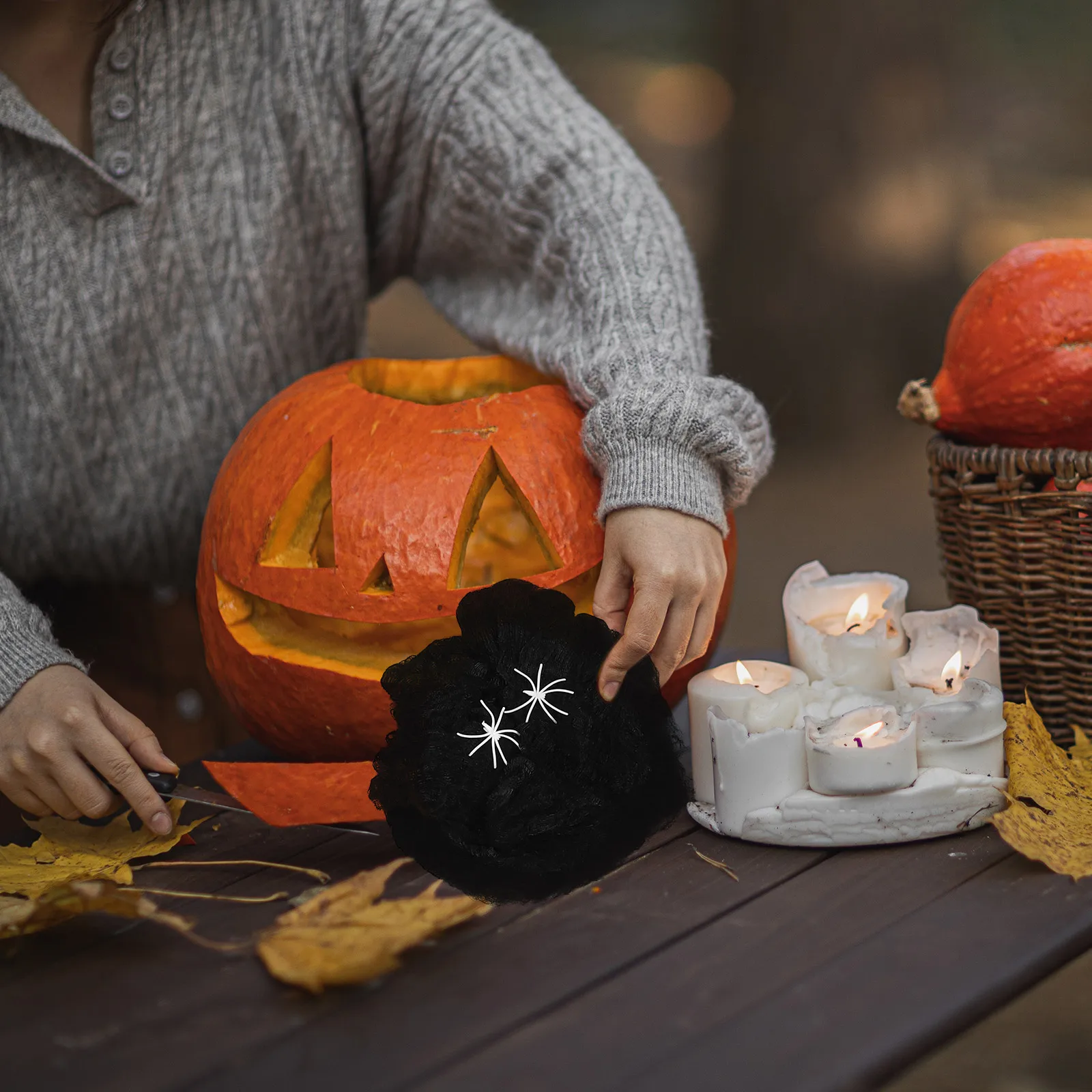 5 Sets Decorate Cobweb Decoration Props Creepy Carnival Decorations Fake Spider Party Spiderweb Child
5 Sets Decorate Cobweb Decoration Props Creepy Carnival Decorations Fake Spider Party Spiderweb Child
