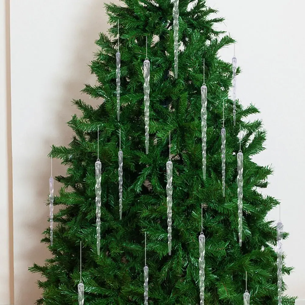 12pcs 13/15/20cm Christmas Clear Icicle Pendants Transparent Twisted Fake Icicle Ornament Hanging Exquisite
12pcs 13/15/20cm Christmas Clear Icicle Pendants Transparent Twisted Fake Icicle Ornament Hanging Exquisite