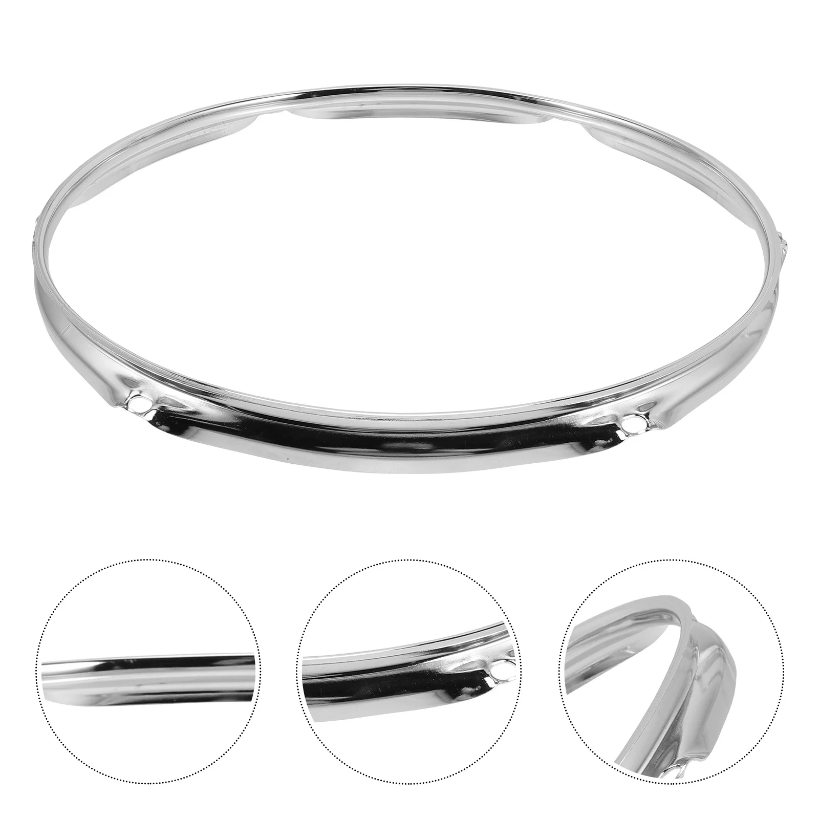 Steel Snare Drum Side Hoop Reliable Material Consistent Tension Clear Sound Percussion Parts Drum Side Hoop Music Supplies 
Steel Snare Drum Side Hoop Reliable Material Consistent Tension Clear Sound Percussion Parts Drum Side Hoop Music Supplies