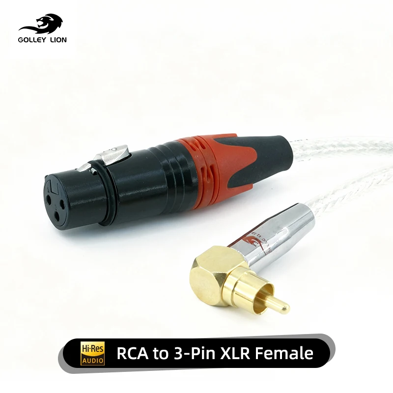 Кабель Hi-Res RCA-XLR с разъемом XLR (женский)【Прочный, в оплетке】– четкая передача звука для расширения аудиосистемы телефона/устройства для записи
Кабель Hi-Res RCA-XLR с разъемом XLR (женский)【Прочный, в оплетке】– четкая передача звука для расширения аудиосистемы телефона/устройства для записи