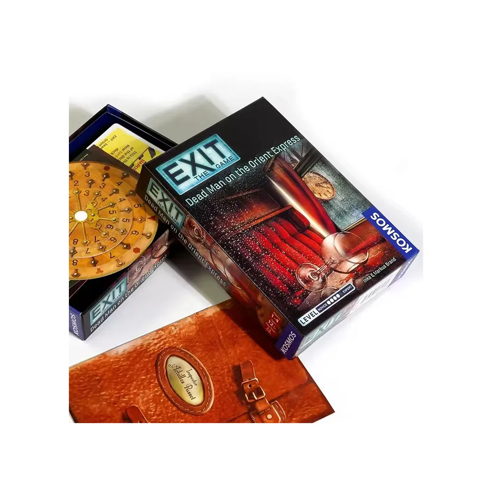 Exit Game The Abandoned Cabin The Haunted Roller Coaster Dead Man on The Orient Express The House of Riddles Card Board Game
Exit Game The Abandoned Cabin The Haunted Roller Coaster Dead Man on The Orient Express The House of Riddles Card Board Game
