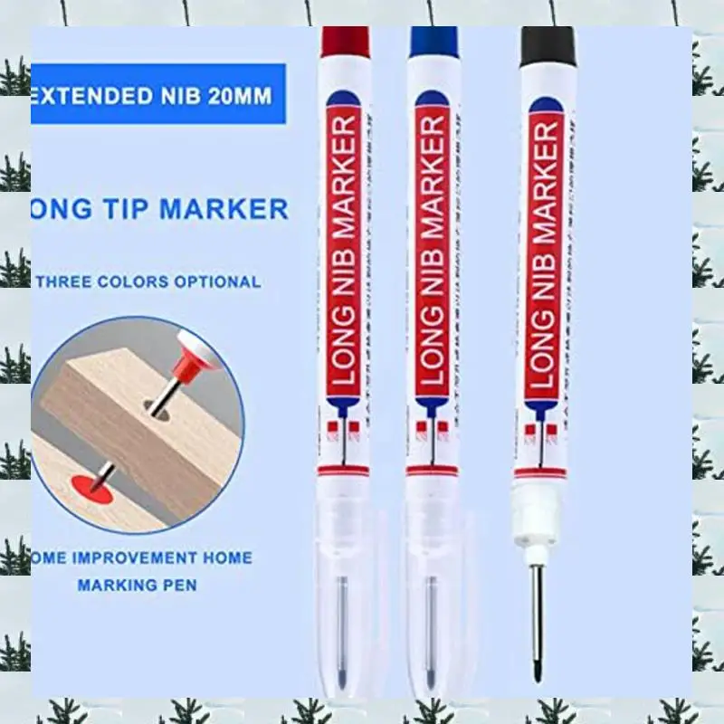 15 PCS Long Nose Marker Waterproof Deep Hole Marker Carpenter Ink Marker 3 Colors
15 PCS Long Nose Marker Waterproof Deep Hole Marker Carpenter Ink Marker 3 Colors