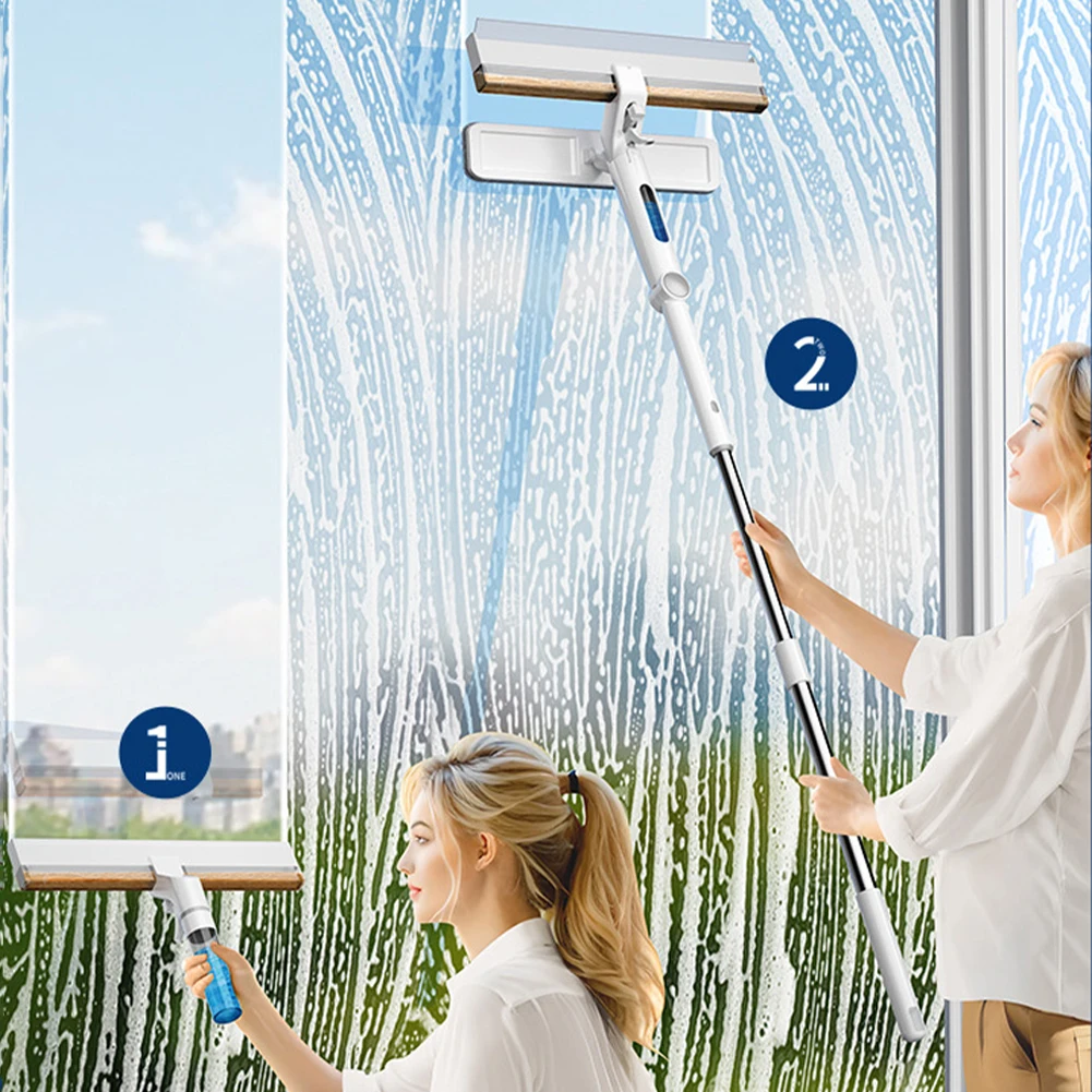 Spray Window Cleaning Squeegee Window Cleaning Device with Sewage Collector & 3 Pads Multi-Function for Tile Mirror Glass Door
Spray Window Cleaning Squeegee Window Cleaning Device with Sewage Collector & 3 Pads Multi-Function for Tile Mirror Glass Door