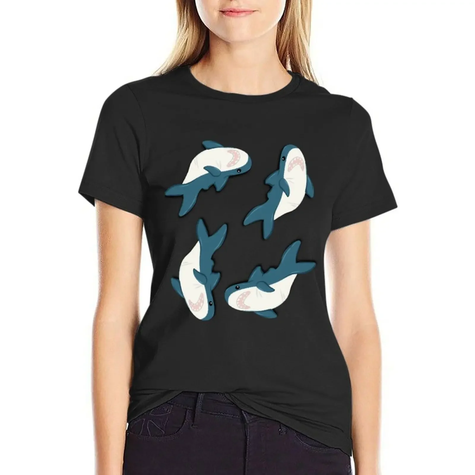 Shark - Yellow T-Shirt plain animal print shirts graphic tees workout t shirts for Women
Shark - Yellow T-Shirt plain animal print shirts graphic tees workout t shirts for Women