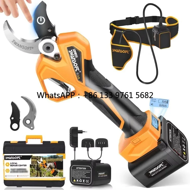 2025 Hot Sale40 MM Cordless Electric Pruner Fruit Tree Branches Cutter Tools Rechargeable Electric Pruning Shears Pruner Cordles
2025 Hot Sale40 MM Cordless Electric Pruner Fruit Tree Branches Cutter Tools Rechargeable Electric Pruning Shears Pruner Cordles