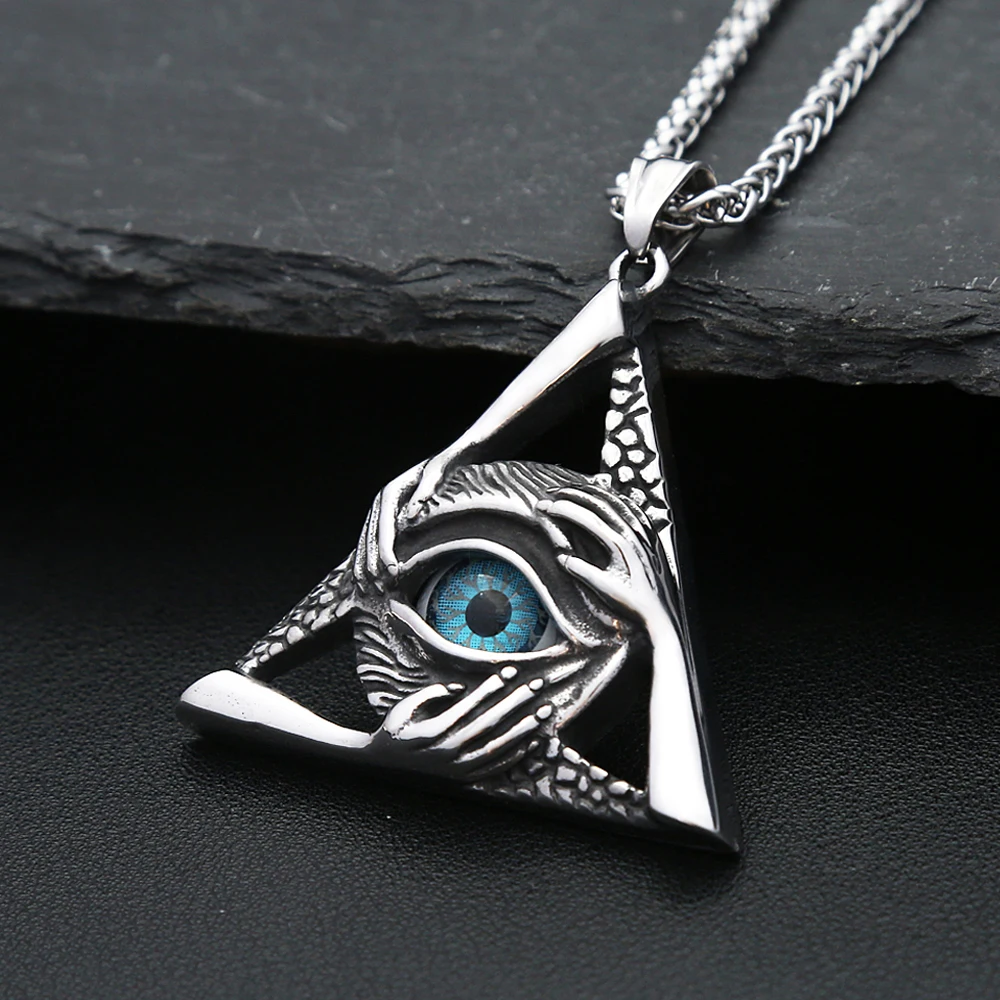 Vintage Stainless Steel Evil Eye Pendant Necklace For Men Women Egyptian Pharaoh Patron Saint Amulet Necklaces Fashion Jewelry
Vintage Stainless Steel Evil Eye Pendant Necklace For Men Women Egyptian Pharaoh Patron Saint Amulet Necklaces Fashion Jewelry