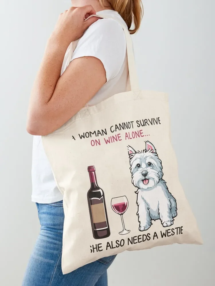 \bWestie and wine Funny dog Tote Bag shopping bags foldable tote bag custom Handbags women Handbags
\bWestie and wine Funny dog Tote Bag shopping bags foldable tote bag custom Handbags women Handbags