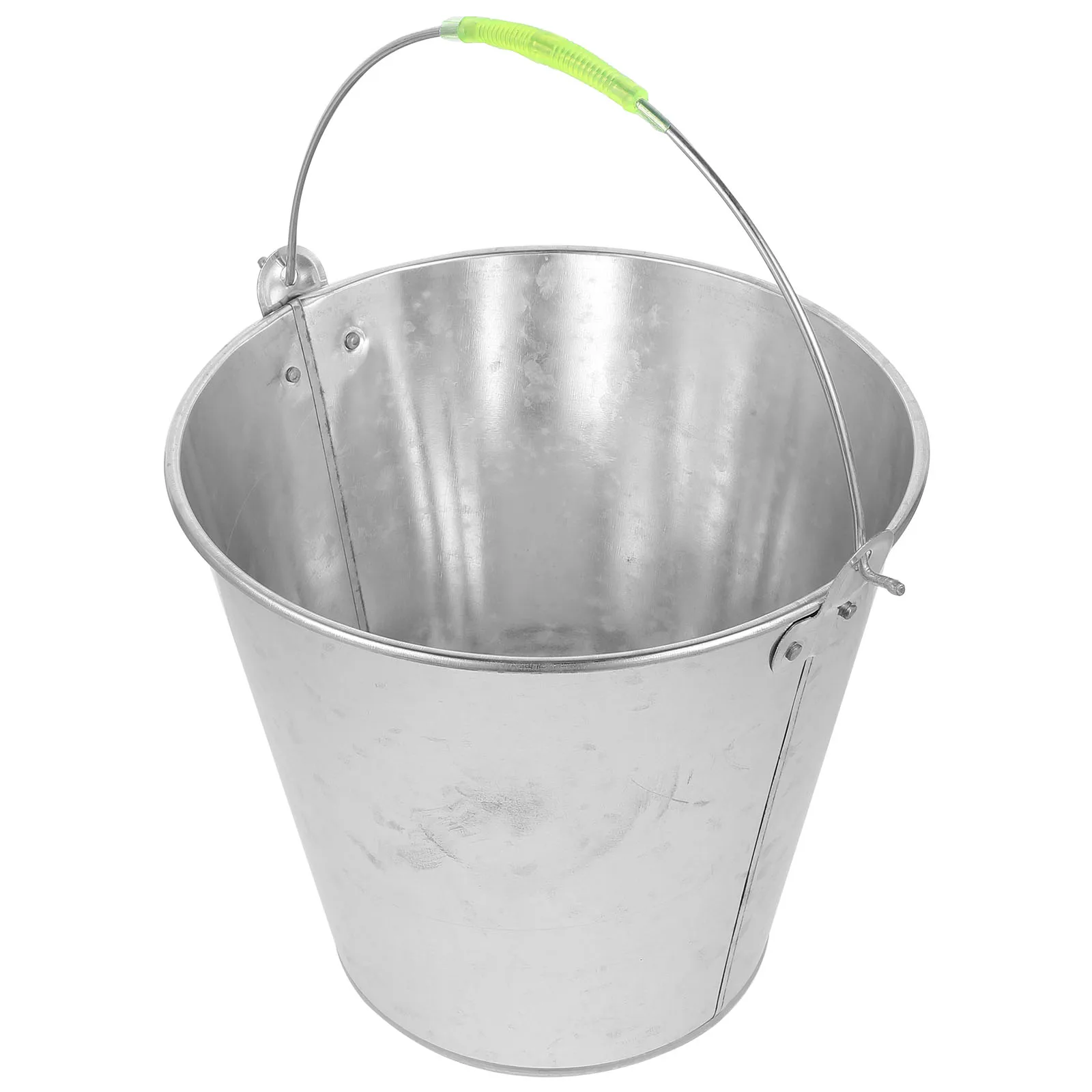 Household Metal Water Bucket With Handle Portable Storage Container Large Capacity For Garden Cleaning Farm Construction 20L 
Household Metal Water Bucket With Handle Portable Storage Container Large Capacity For Garden Cleaning Farm Construction 20L