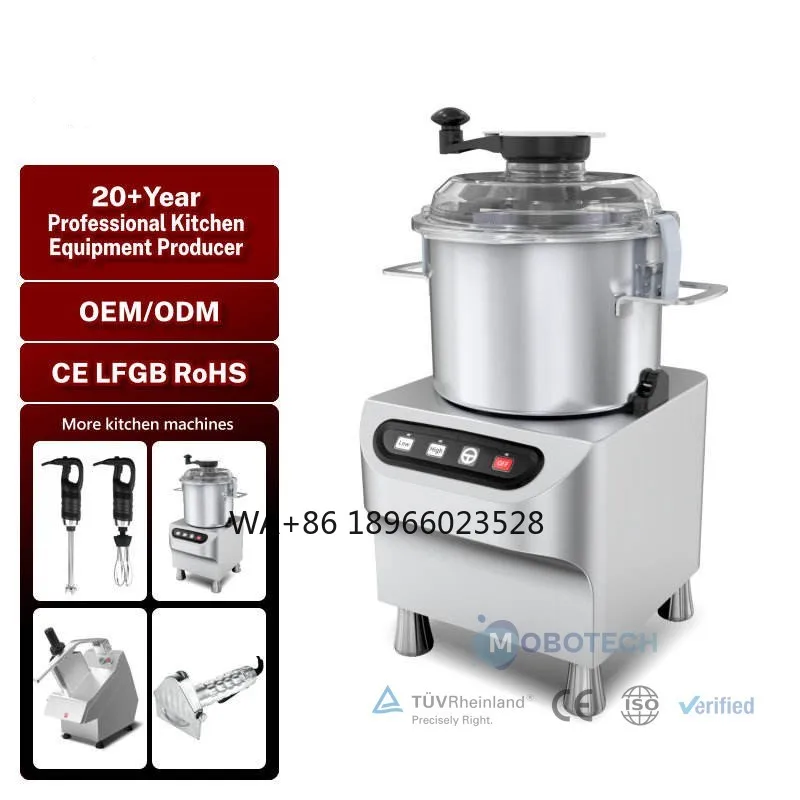 High Efficiency Food Processor for Meat and Vegetable Chopping and Mixing in Commercial Use
High Efficiency Food Processor for Meat and Vegetable Chopping and Mixing in Commercial Use