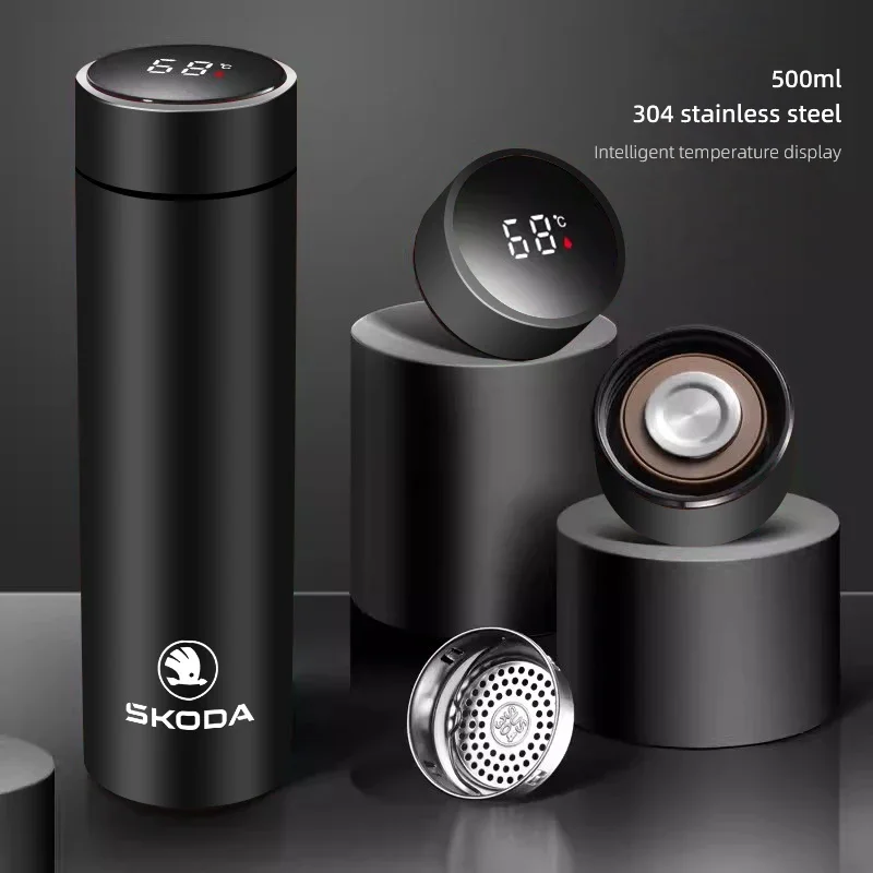 Car Stickers 500ml Car Pendant Portable Car Smart Thermos Water Bottle Cup Auto Accessories For New Skoda Octavia Kodiaq Fabia S
Car Stickers 500ml Car Pendant Portable Car Smart Thermos Water Bottle Cup Auto Accessories For New Skoda Octavia Kodiaq Fabia S