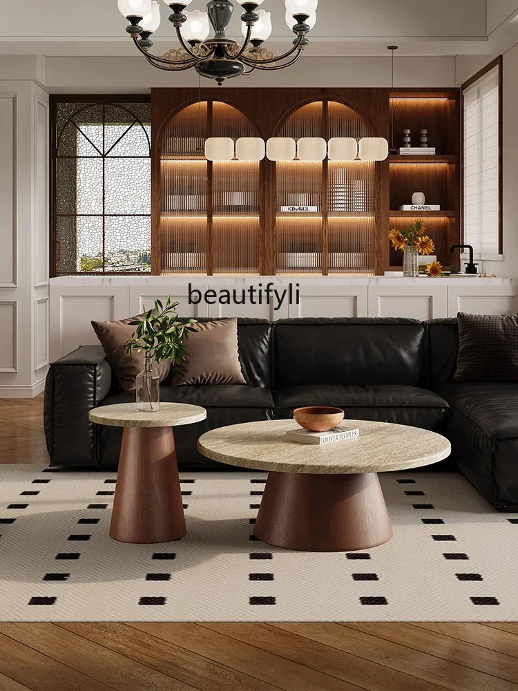 Cy56 Natural Cave Stone Combined Tea Table Retro Simple B & B Living Room Home Size round Sofa Side Table
Cy56 Natural Cave Stone Combined Tea Table Retro Simple B & B Living Room Home Size round Sofa Side Table