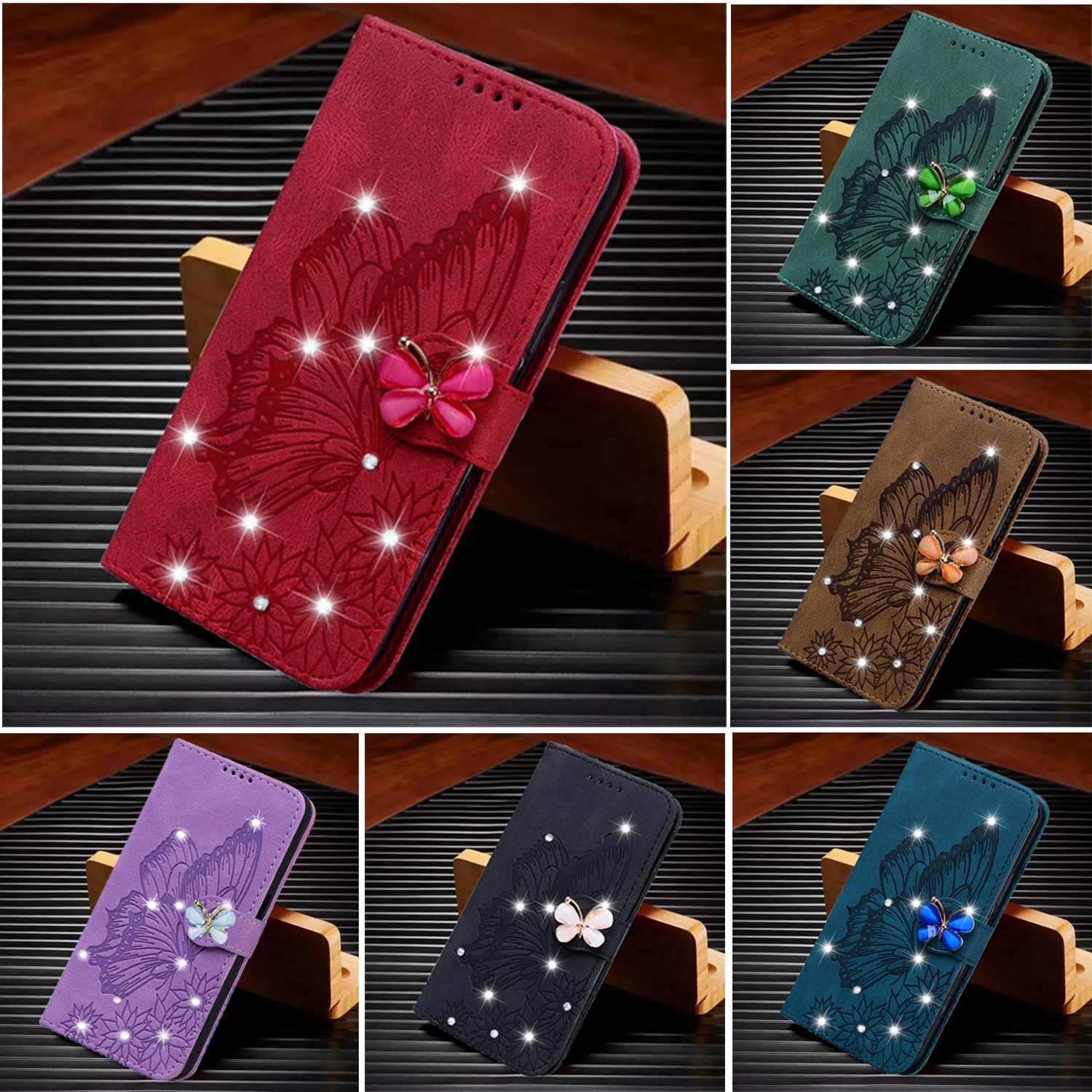 Glitter Butterfly Leather Flip Case For Google Pixel 7 Pro 6 Pro Funda Wallet Cover for OPPO A17 A16 A57 5G 2022 Huawei P30 Lite
Glitter Butterfly Leather Flip Case For Google Pixel 7 Pro 6 Pro Funda Wallet Cover for OPPO A17 A16 A57 5G 2022 Huawei P30 Lite