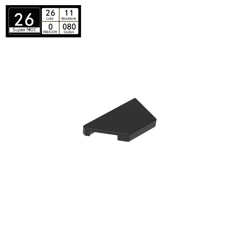 10PCS Compatible with 5091 Modified 1x2 Wedge Left Building Blocks Kit Tile 45° Angle Cut Bricks Particle Toys Plate Modified
10PCS Compatible with 5091 Modified 1x2 Wedge Left Building Blocks Kit Tile 45° Angle Cut Bricks Particle Toys Plate Modified