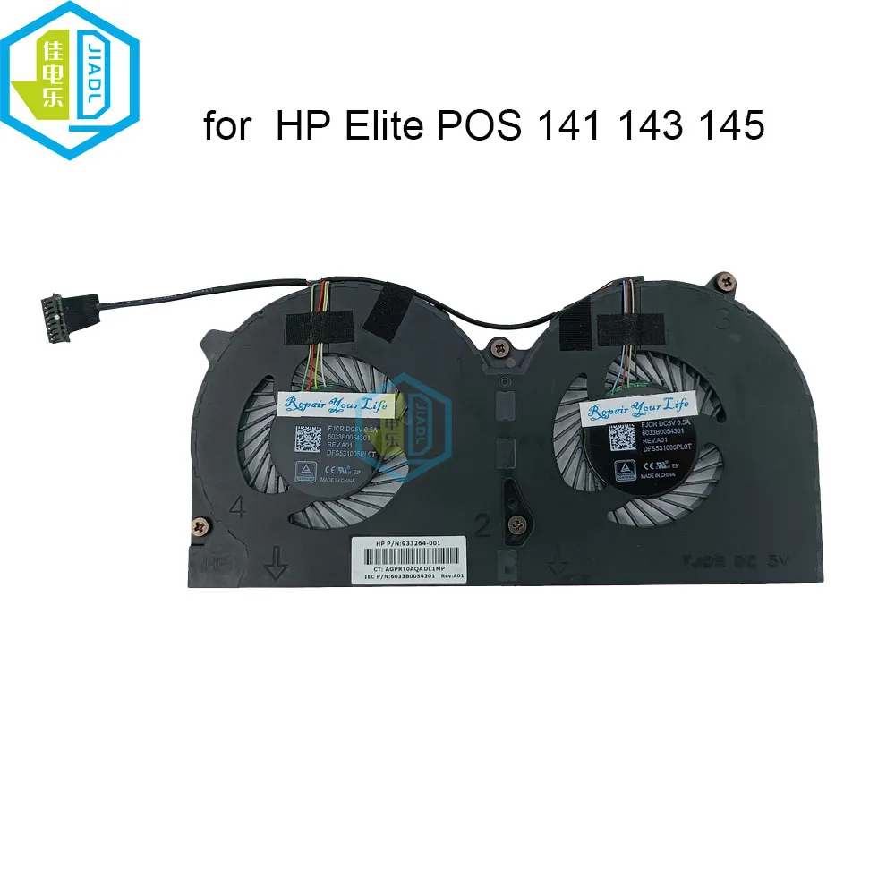 Notebook CPU Cooling Fans Cooler For HP Elite POS 141 143 145 933264-001 6033B0054301 Processor Radiator Replacement PC Part New
Notebook CPU Cooling Fans Cooler For HP Elite POS 141 143 145 933264-001 6033B0054301 Processor Radiator Replacement PC Part New