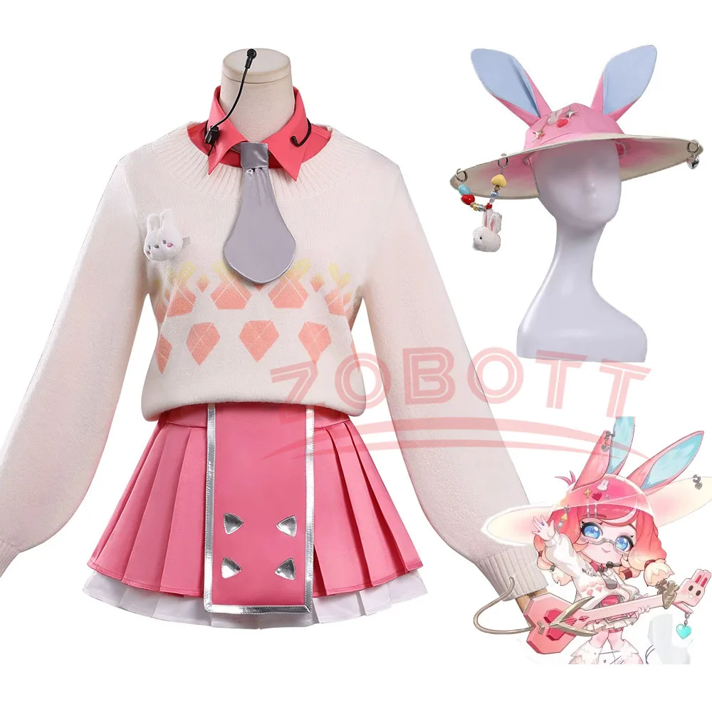 LOL Collab Cosplay Series:Game Chibi Aurora Ionic Spark Golden Spatula Cosplay Cosutme Hat Tail Glasses Halloween Costume
LOL Collab Cosplay Series:Game Chibi Aurora Ionic Spark Golden Spatula Cosplay Cosutme Hat Tail Glasses Halloween Costume