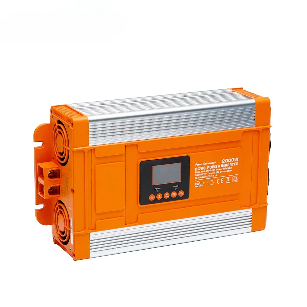 Power Inverter Off Grid Pure Sine Wave Solar Inverter 2000w DC12/24/48v To AC1110V/220V With Dual USB Port ,RS485port
Power Inverter Off Grid Pure Sine Wave Solar Inverter 2000w DC12/24/48v To AC1110V/220V With Dual USB Port ,RS485port