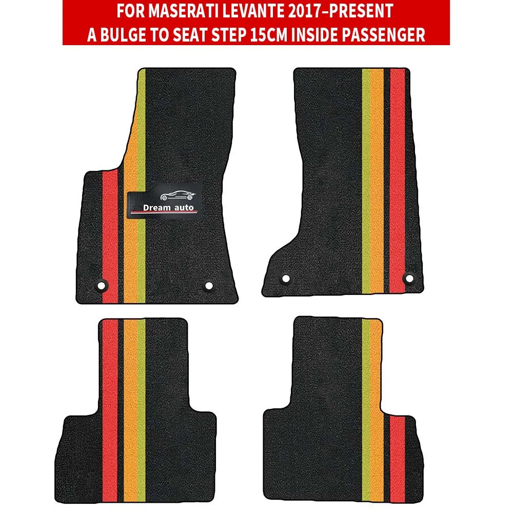 Custom Car Floor Mats For Maserati Levante 2017–2025 a bulge to seat step 15cm inside passenger Auto Carpets Accessorie
Custom Car Floor Mats For Maserati Levante 2017–2025 a bulge to seat step 15cm inside passenger Auto Carpets Accessorie