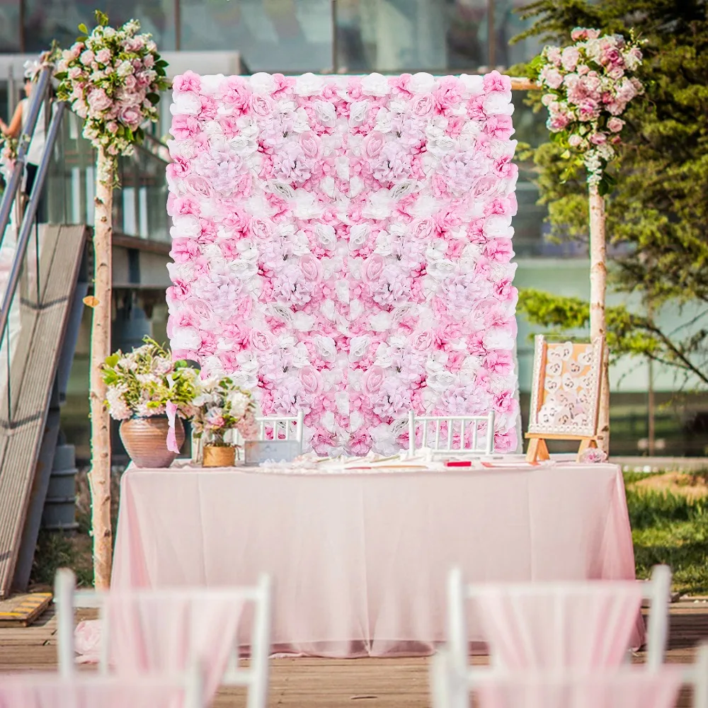 6 Packs Artificial Flower Wall Panels 24 X 16 Inch 3D Faux Roses Flower Wall Backdrop Floral Backdrop Panels for Wedding Party
6 Packs Artificial Flower Wall Panels 24 X 16 Inch 3D Faux Roses Flower Wall Backdrop Floral Backdrop Panels for Wedding Party