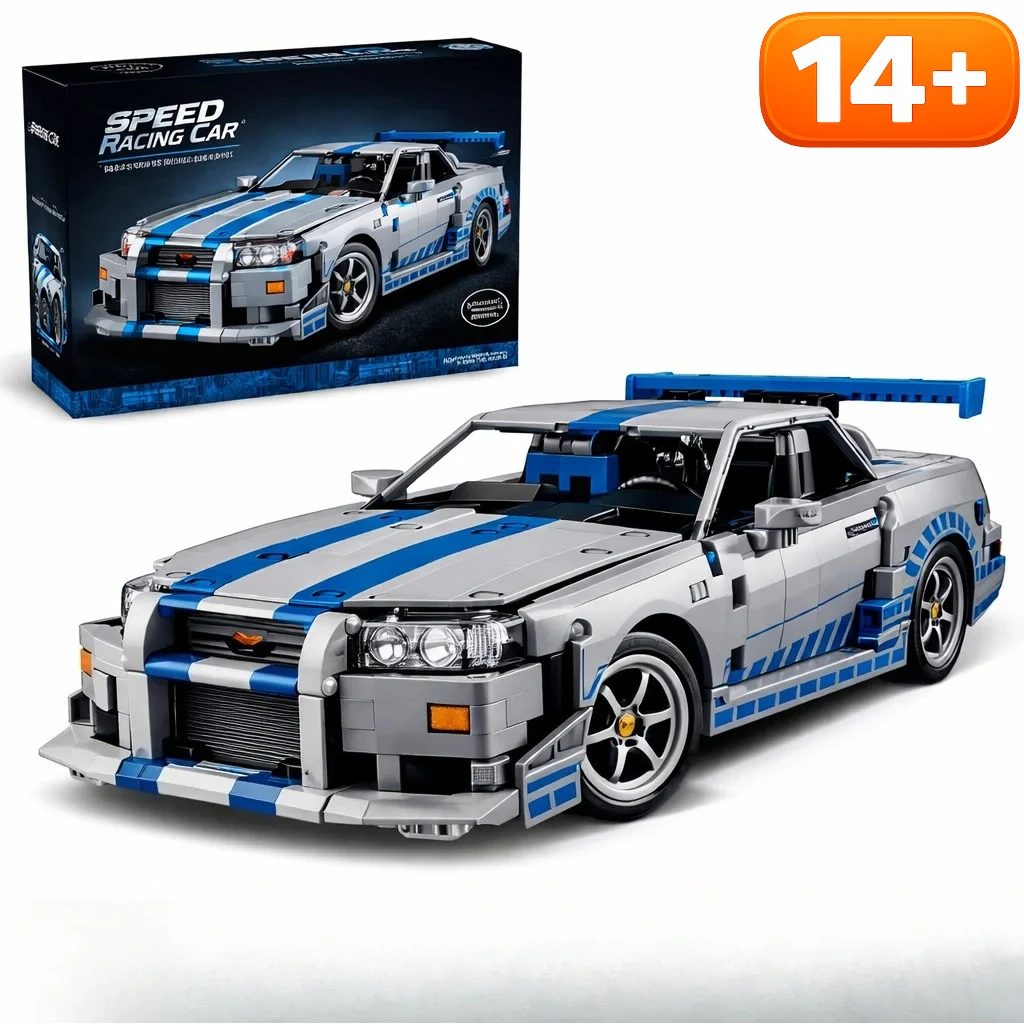 Набор для сборки DIY 42210: Модель спортивного автомобиля GT-R34 из серии «Бог войны», подарок на день рождения, подарок на Рождество, развивающая игрушка
Набор для сборки DIY 42210: Модель спортивного автомобиля GT-R34 из серии «Бог войны», подарок на день рождения, подарок на Рождество, развивающая игрушка