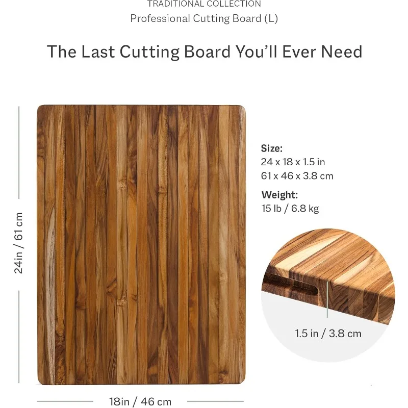 Cutting Board, Perfect Father’s Day Gift Idea For Dad & Husband - Extra Large (XL) Wood Cutting Board With Grip Handles
Cutting Board, Perfect Father’s Day Gift Idea For Dad & Husband - Extra Large (XL) Wood Cutting Board With Grip Handles