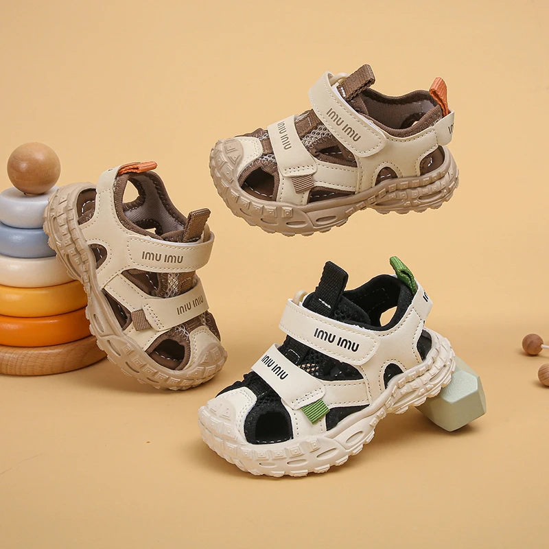 2026 New Summer Children Sandals For Boys Mesh Breathable Kids Sport Shoes Soft Sole Fashion Toddler Boys Beach Sandals EU21-30
2026 New Summer Children Sandals For Boys Mesh Breathable Kids Sport Shoes Soft Sole Fashion Toddler Boys Beach Sandals EU21-30