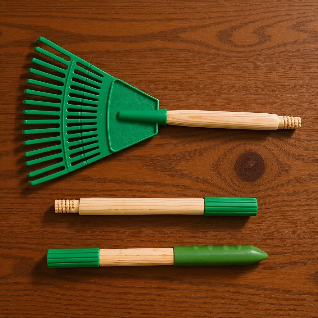 Lightweight Plastic Garden Rake 14-Tine Detachable Handle 34 Inch Ergonomic Design for Yard Maintenance Mulch Spreading Shrub
Lightweight Plastic Garden Rake 14-Tine Detachable Handle 34 Inch Ergonomic Design for Yard Maintenance Mulch Spreading Shrub