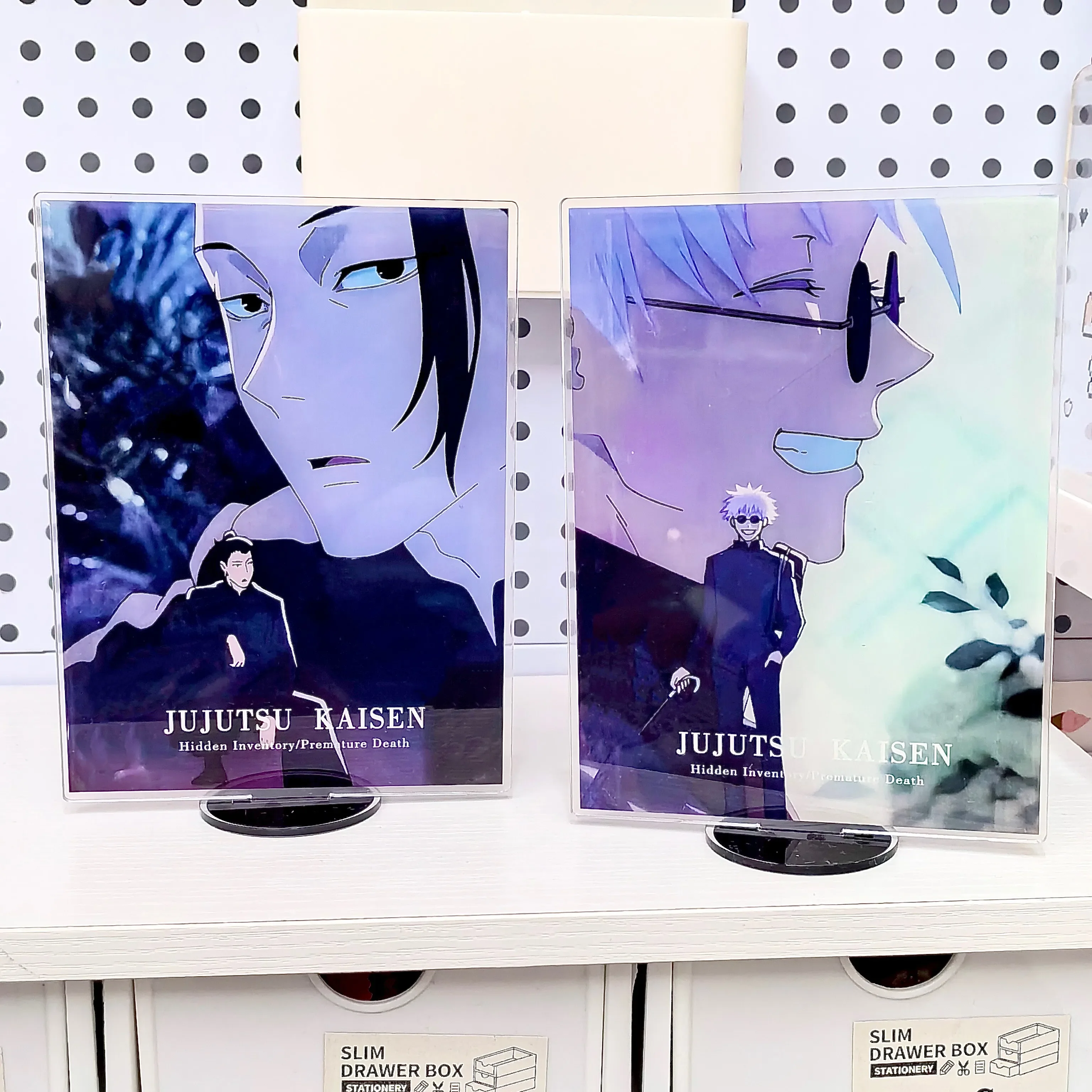 Anime Jujutsu Kaisen Satoru Gojo Acrylic Cartoon Square Standing Sign Collection Desktop Ornament Decoration Xmas Gift
Anime Jujutsu Kaisen Satoru Gojo Acrylic Cartoon Square Standing Sign Collection Desktop Ornament Decoration Xmas Gift