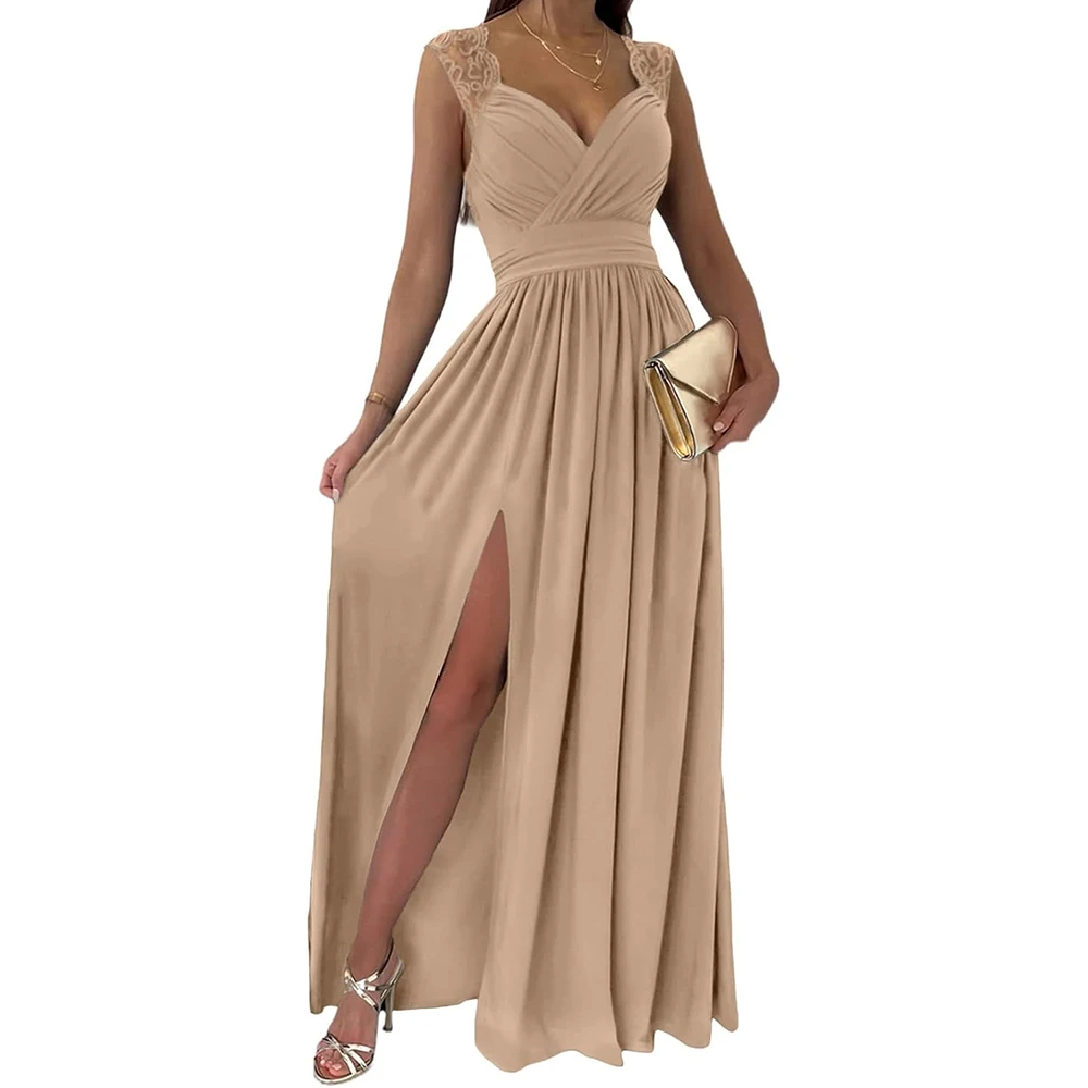 evening dresses luxury 2025 V Neck Sleeveless A Line فساتين سهرة Side Split Pleated Open Back فساتين سهرة
evening dresses luxury 2025 V Neck Sleeveless A Line فساتين سهرة Side Split Pleated Open Back فساتين سهرة