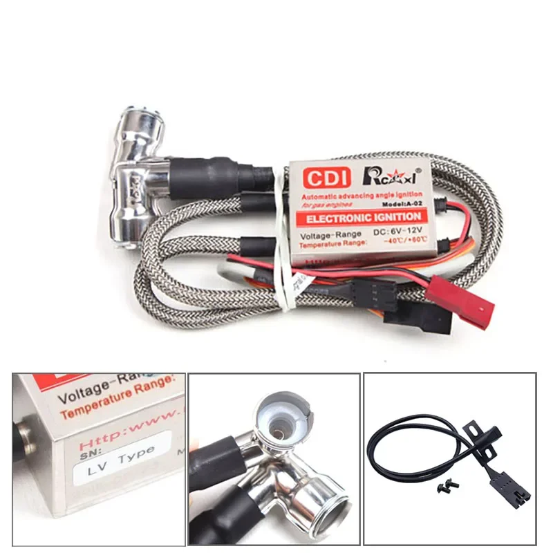 Rcexl 12LVX Based in V & LINE LV Type Twin CDI Ignition for NGK-CM6-10mm 90 Degree RC Gas Engines
Rcexl 12LVX Based in V & LINE LV Type Twin CDI Ignition for NGK-CM6-10mm 90 Degree RC Gas Engines