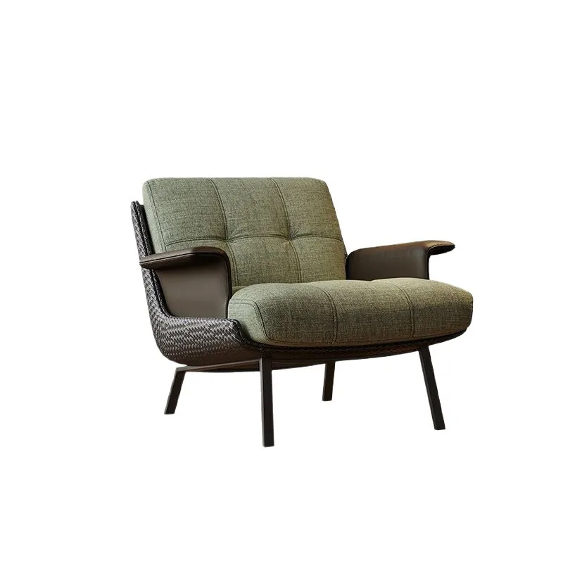 Medieval retro single sofa chair balcony leisure area reception one table and two chairs
Medieval retro single sofa chair balcony leisure area reception one table and two chairs