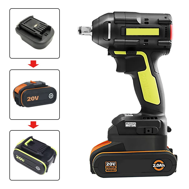 Li-ion Battery Converter for Worx 4Pin(Orange) To Worx 5 Pin(Green) 20V Lithium Battery Adapter Replacement Power Tool Converter
Li-ion Battery Converter for Worx 4Pin(Orange) To Worx 5 Pin(Green) 20V Lithium Battery Adapter Replacement Power Tool Converter