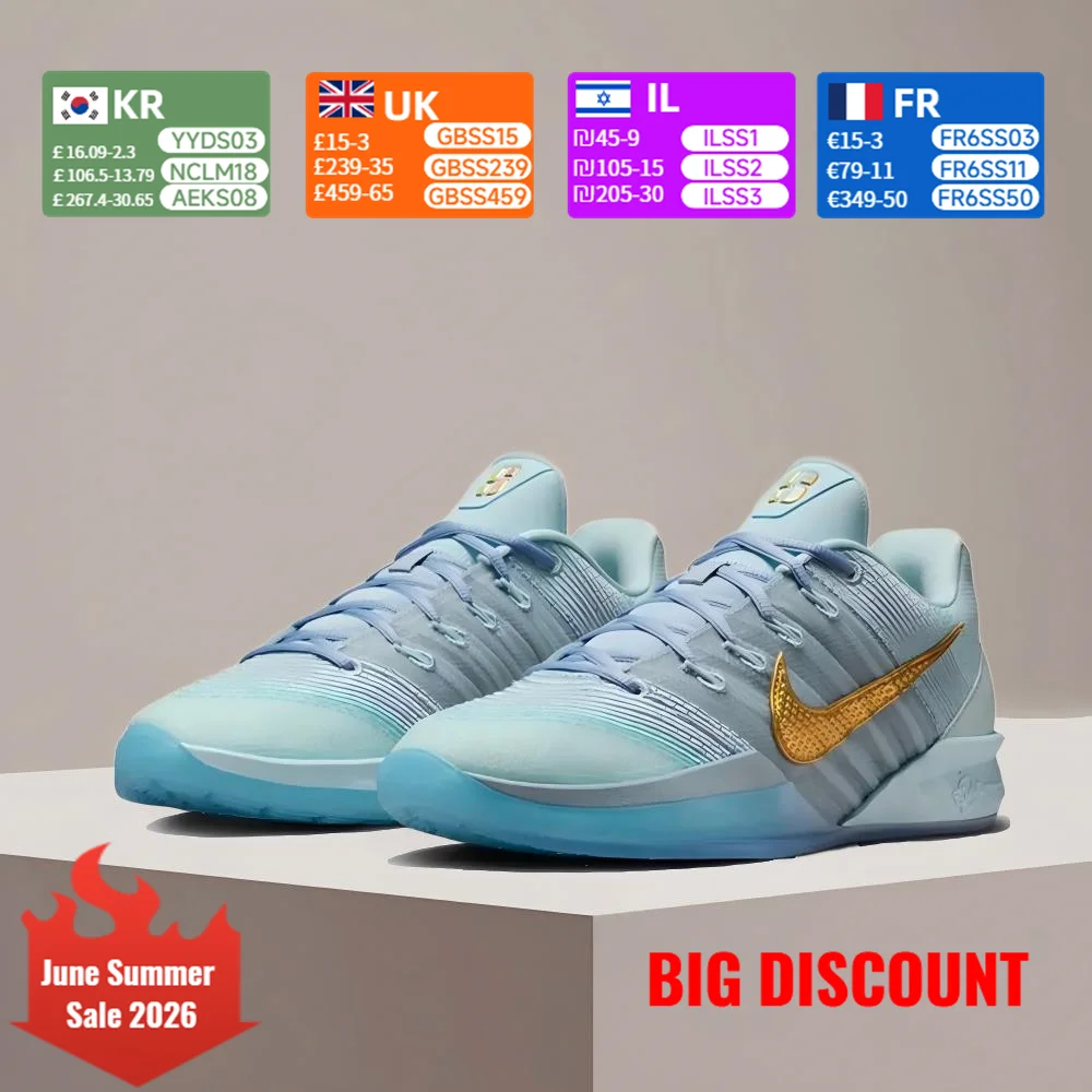 Nike Sabrina 3rd Generation EP Women's Basketball Shoes Lightweight, Slip-Resistant, Durable, Supportive Style HF2882-400
Nike Sabrina 3rd Generation EP Women's Basketball Shoes Lightweight, Slip-Resistant, Durable, Supportive Style HF2882-400