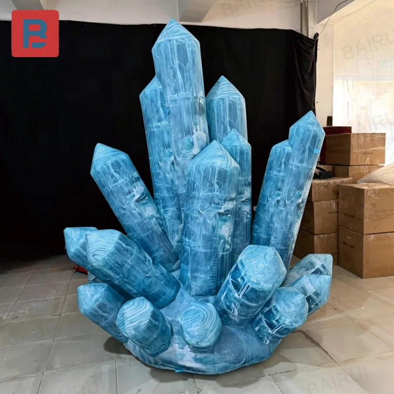 Inflatable ice blocks, themed decorative props, realistic inflatable ice columns, inflatable decorations for advertising purpose
Inflatable ice blocks, themed decorative props, realistic inflatable ice columns, inflatable decorations for advertising purpose