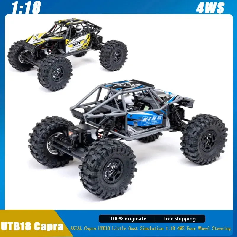 AXIAL Capra UTB18 Little Goat 1:18 RC CAR Моделирование 4WS Rc Drift Car Пульт дистанционного управления Внедорожник Рождественский подарок Игрушка для мальчика
AXIAL Capra UTB18 Little Goat 1:18 RC CAR Моделирование 4WS Rc Drift Car Пульт дистанционного управления Внедорожник Рождественский подарок Игрушка для мальчика