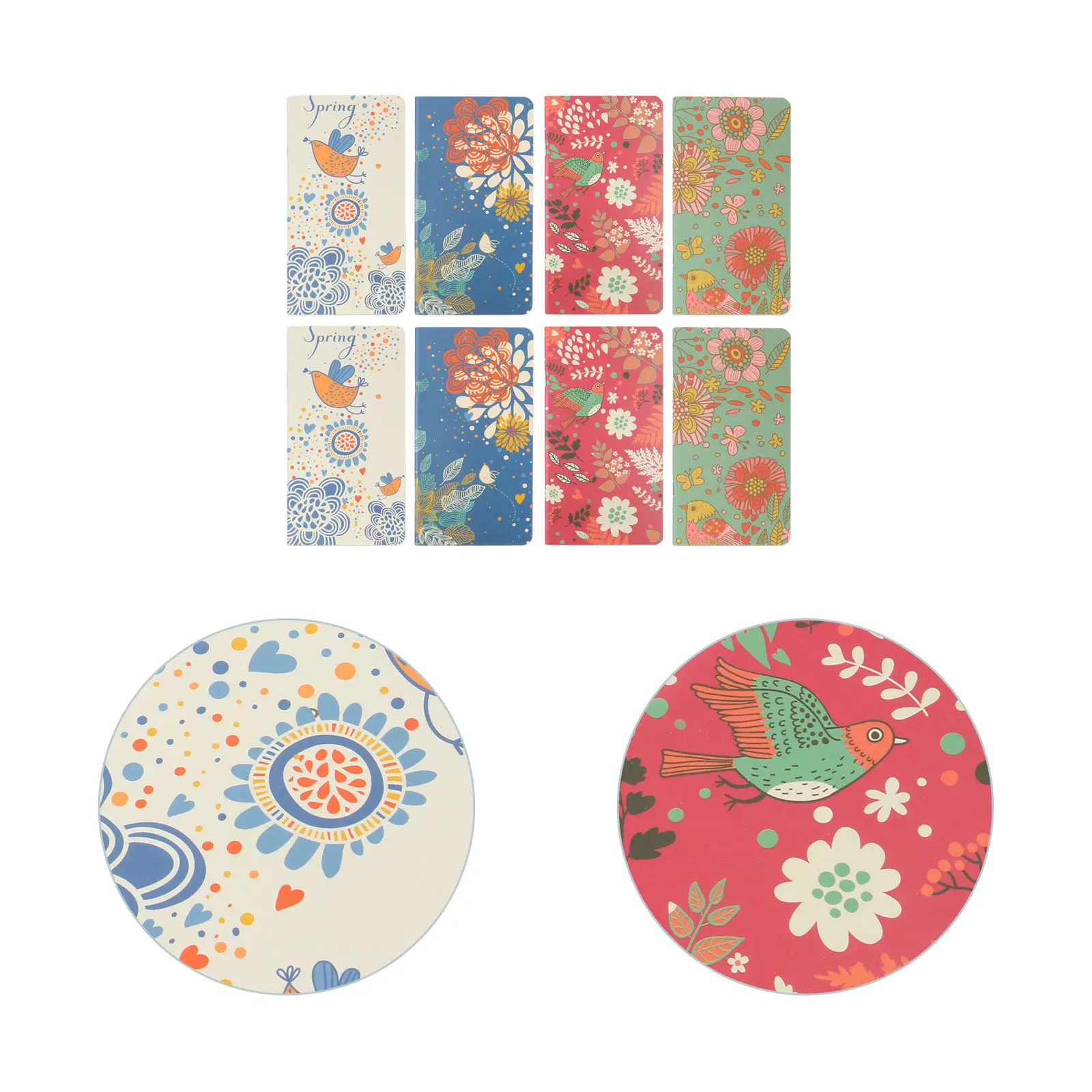 8Pcs Flower Bird Design Notepad Blank Pages for Creative Writing Diary Journal Retro Travel Office Notebook Writing Notepad
8Pcs Flower Bird Design Notepad Blank Pages for Creative Writing Diary Journal Retro Travel Office Notebook Writing Notepad