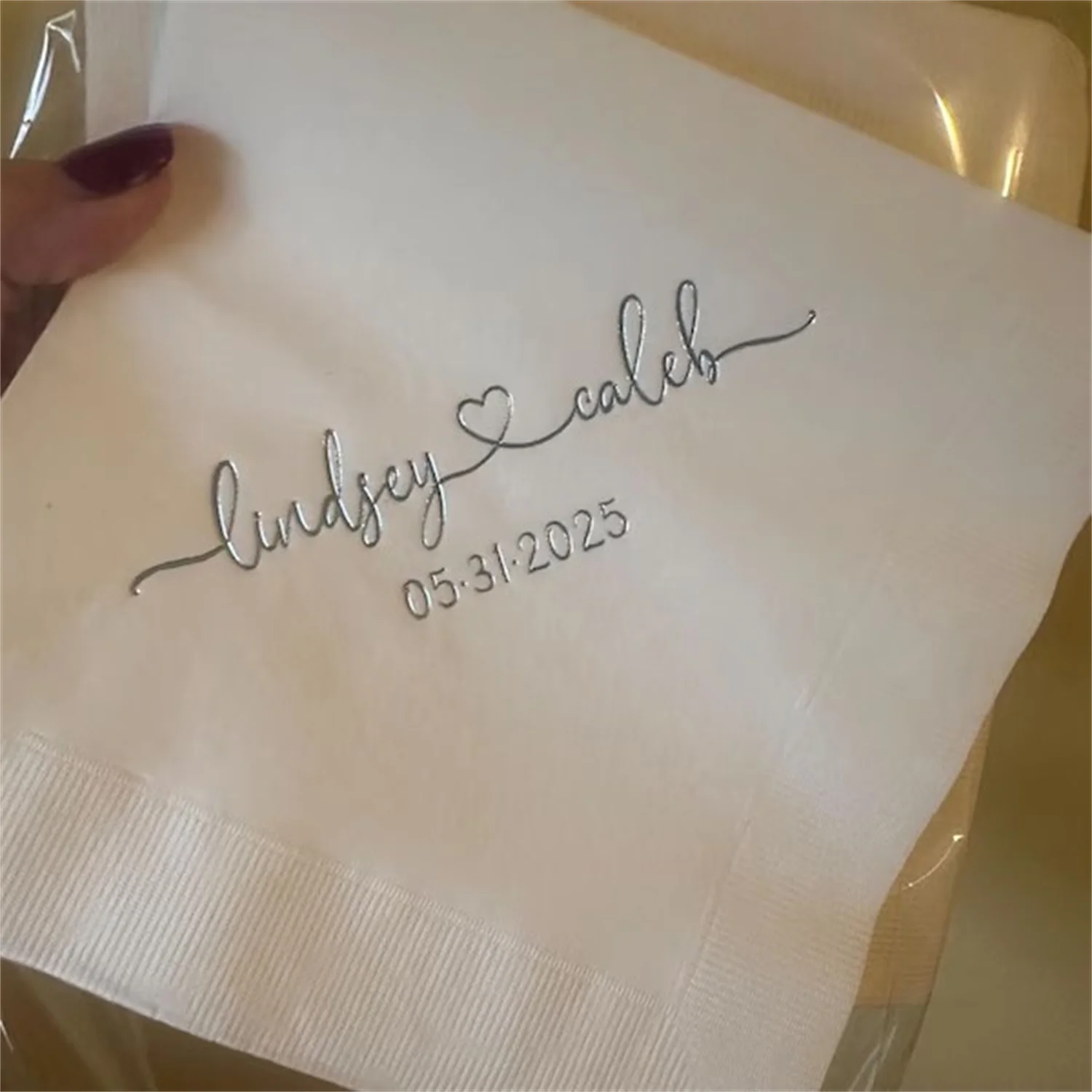 50pcs Personalized Wedding Napkins Personalized Heart Connected Monogram Wedding Napkins Custom Bar Napkins Reception LOTS of
50pcs Personalized Wedding Napkins Personalized Heart Connected Monogram Wedding Napkins Custom Bar Napkins Reception LOTS of
