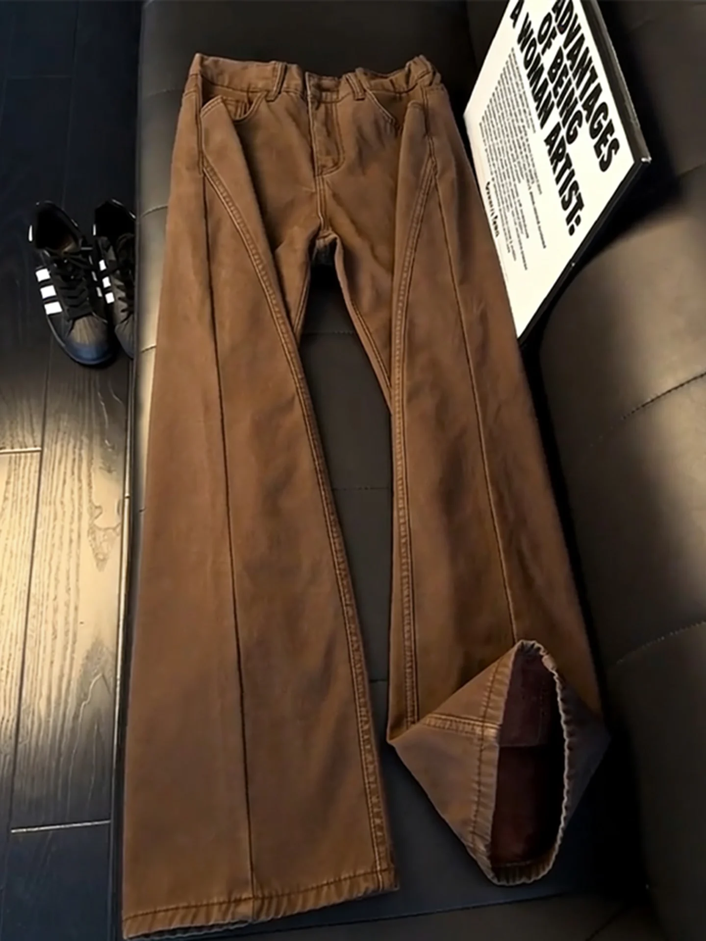 Мужские джинсы из чистого хлопка, осенне-зимние рабочие брюки, повседневные длинные брюки в американском ретро-стиле, молодежная одежда, прямой крой
Мужские джинсы из чистого хлопка, осенне-зимние рабочие брюки, повседневные длинные брюки в американском ретро-стиле, молодежная одежда, прямой крой