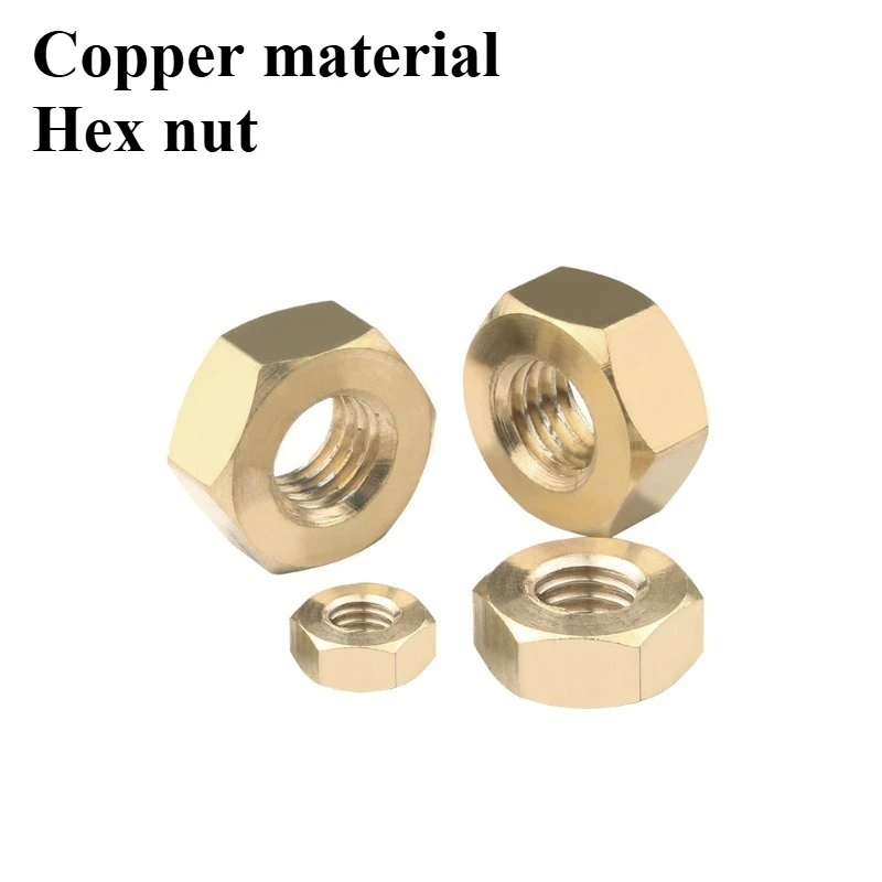 Hex nut, copper nut, brass screw cap GB M2M3M4M5M6M8M10M12M14M20
Hex nut, copper nut, brass screw cap GB M2M3M4M5M6M8M10M12M14M20