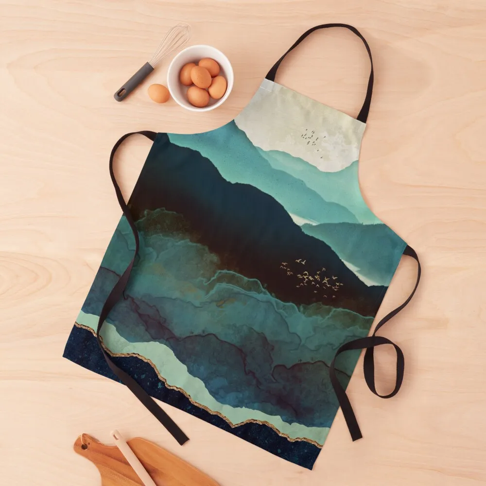 Indigo Mountains Apron Chef Uniform Women Cute Kitchen Accessories men Kitchen on the wall Apron
Indigo Mountains Apron Chef Uniform Women Cute Kitchen Accessories men Kitchen on the wall Apron