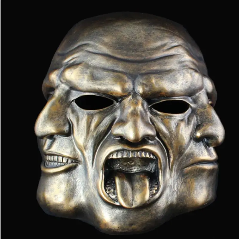 HOT! Halloween Three-faced Mask Full Face Halloween Haunted House Horror Cos Dress Up Props Scary Hood Man Resin
HOT! Halloween Three-faced Mask Full Face Halloween Haunted House Horror Cos Dress Up Props Scary Hood Man Resin