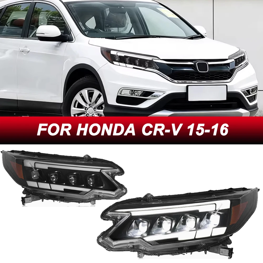 Светодиодные фары для Honda CR-V CRV 15-16, новый стиль, полностью светодиодные DRL, комплект фар, сигнальные лампы, автомобильные аксессуары, модифицированные фары
Светодиодные фары для Honda CR-V CRV 15-16, новый стиль, полностью светодиодные DRL, комплект фар, сигнальные лампы, автомобильные аксессуары, модифицированные фары
