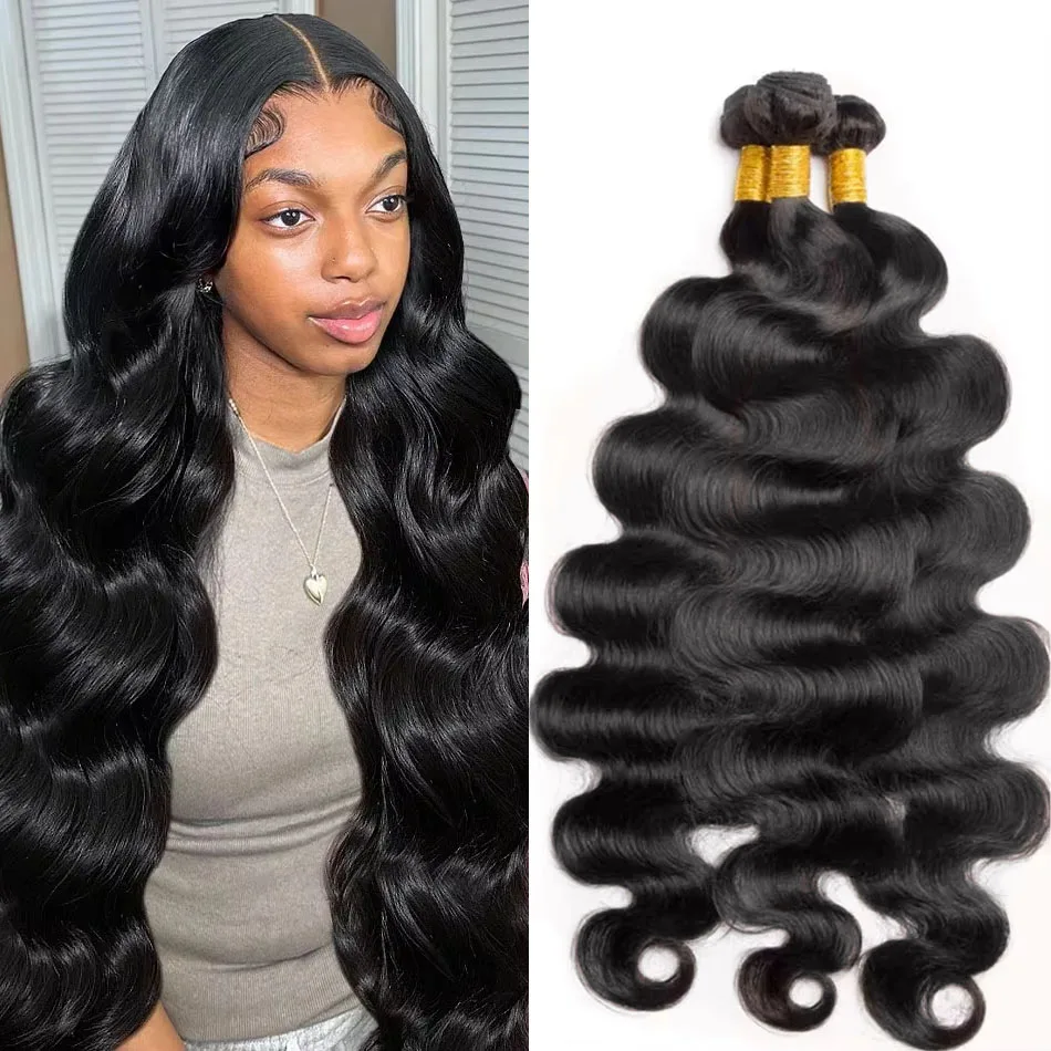 100% Human Hair Brazilian Virgin Hair Weave Body Wave Bundle 3/4 Pcs Bundles Natural Color Raw Remy Extensions For Black Women
100% Human Hair Brazilian Virgin Hair Weave Body Wave Bundle 3/4 Pcs Bundles Natural Color Raw Remy Extensions For Black Women