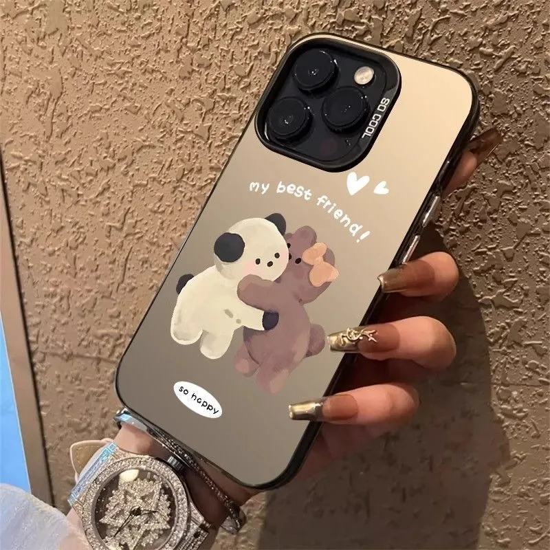 Cute Panda Bear Best Friend Phone Case For iPhone 17 16 11 13 Plus 12 14 15 Pro Max 16E 17 Air Kawaii Hugging Gradient PC Cover
Cute Panda Bear Best Friend Phone Case For iPhone 17 16 11 13 Plus 12 14 15 Pro Max 16E 17 Air Kawaii Hugging Gradient PC Cover