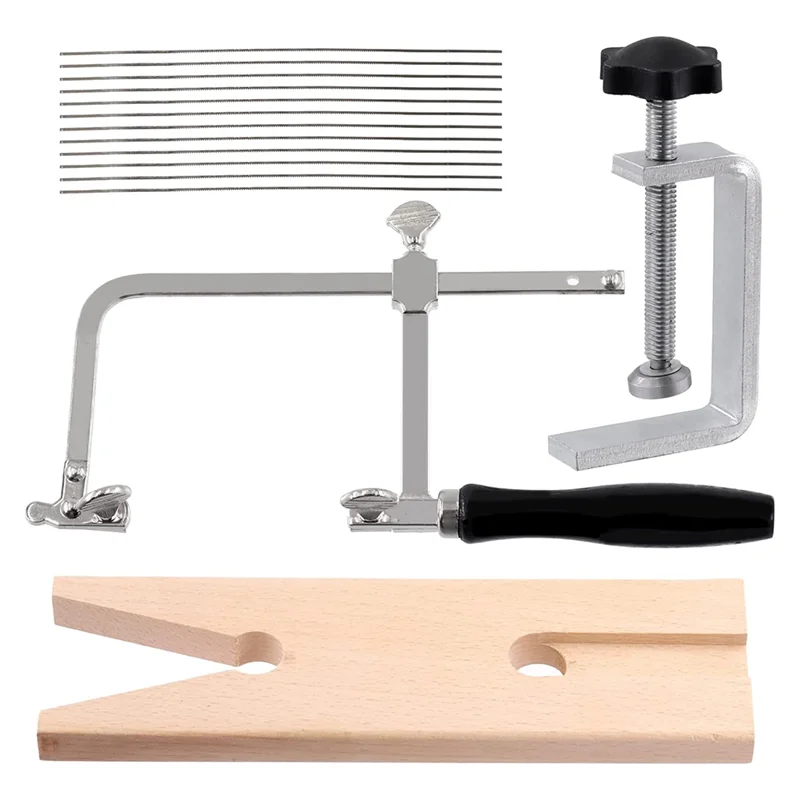 ABNL 14 PCS Jeweler's Saw Horse Combo Set, Adjustable Jeweler's Saw Horse, As Shown Wood Bench Tools For Jewelry Making
ABNL 14 PCS Jeweler's Saw Horse Combo Set, Adjustable Jeweler's Saw Horse, As Shown Wood Bench Tools For Jewelry Making