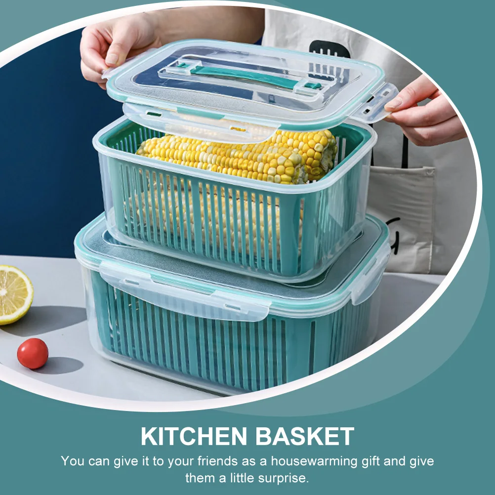 5Pcs Draining Baskets Double Layer Kitchen Fruit Vegetable Washing Storage Strainer Safe Lasting No Smell Household
5Pcs Draining Baskets Double Layer Kitchen Fruit Vegetable Washing Storage Strainer Safe Lasting No Smell Household
