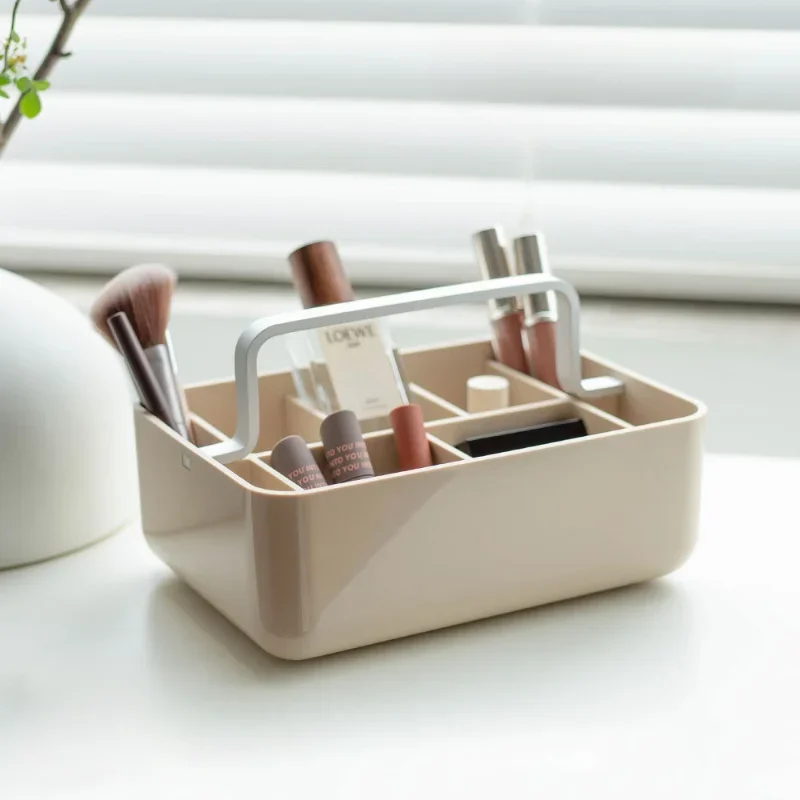 Nordic style multi-functional portable desktop storage box portable cosmetic storage box
Nordic style multi-functional portable desktop storage box portable cosmetic storage box