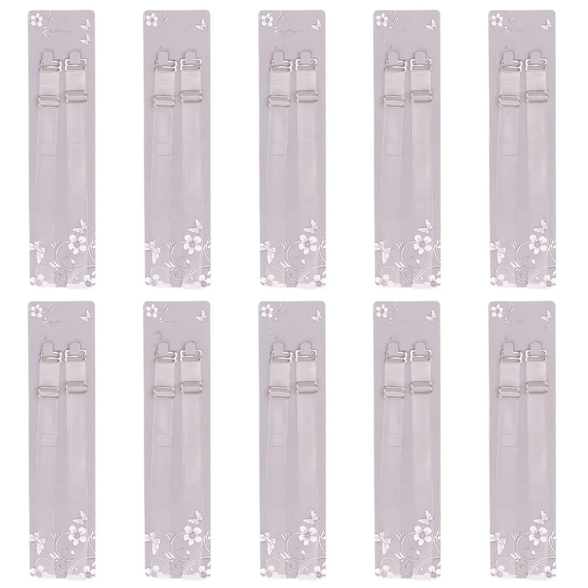 10 Pair Double Sided Sticky Bra Straps Invisible Fabric Replacement Clear Elastic Non Irritating Comfortable Underwear
10 Pair Double Sided Sticky Bra Straps Invisible Fabric Replacement Clear Elastic Non Irritating Comfortable Underwear